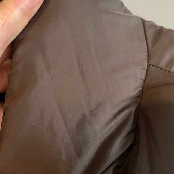 Lands’ End Puffer Down Vest | SZ XS | Brown - Picture 7 of 11